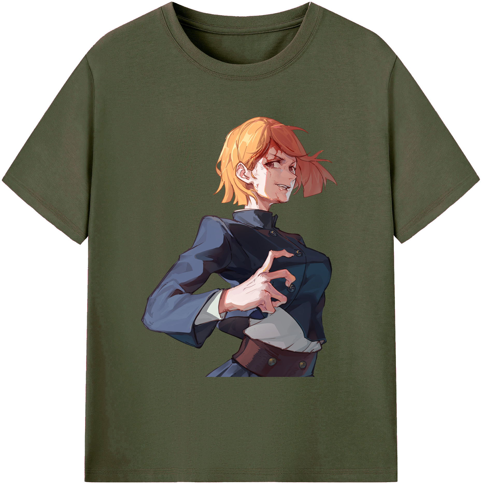 （画像用） 呪術廻戦 Jujutsu Kaisen 綿100％ メンズ半袖Tシャツ｜肌触りやわらか＆通気性